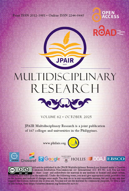 					View Vol. 62 No. 1 (2025): October
				